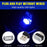 4 PCS USB LED Car Interior Atmosphere Lamp
