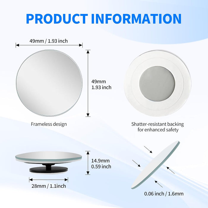 2 PCS Car Blind Spot Mirror