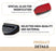 6 PCS Car Hood Side Door Vent Covers