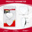 Blind Spot Mirrors, Heart Shaped HD Glass Frameless 