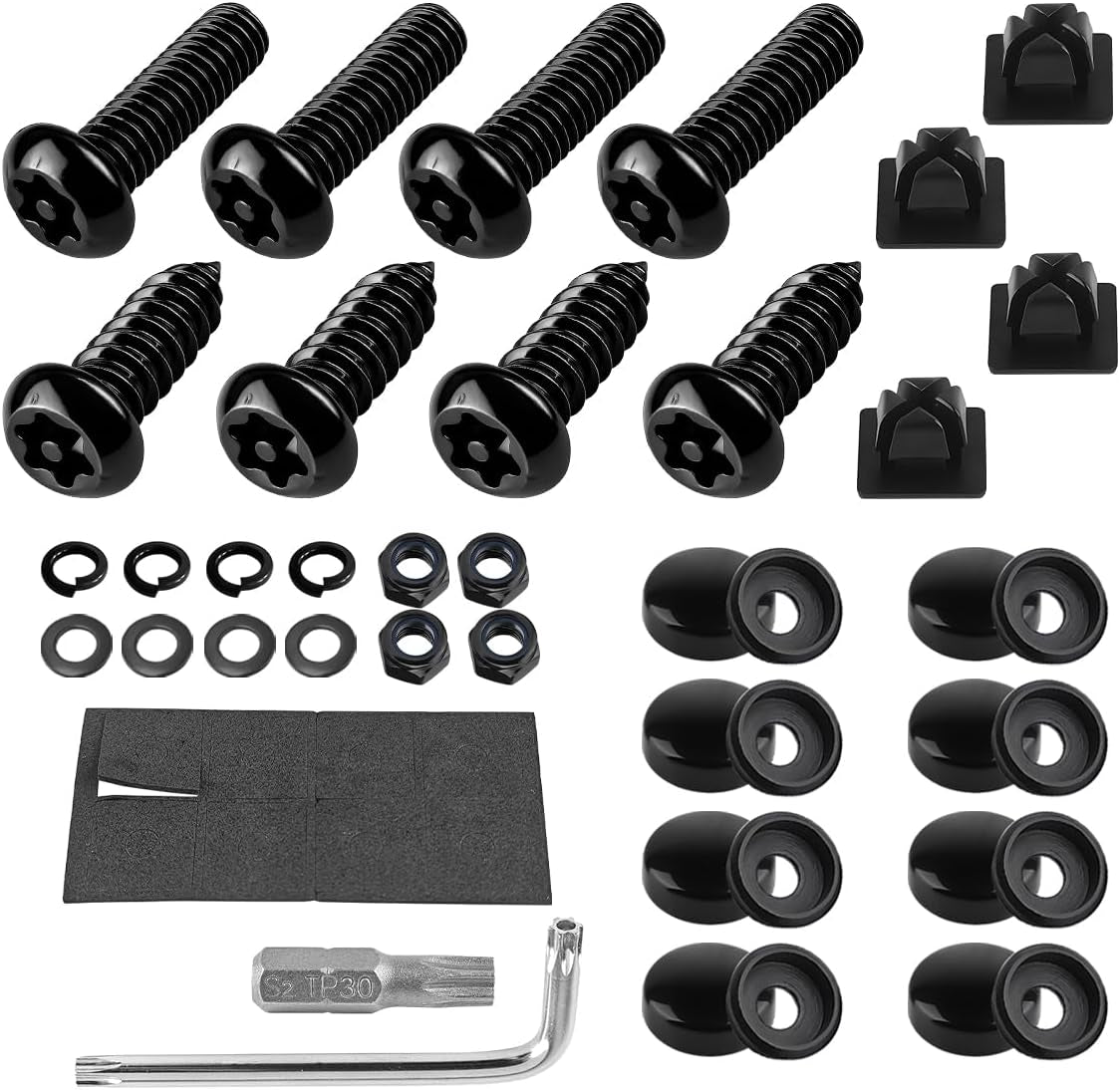anti Theft License Plate Screws Kits-