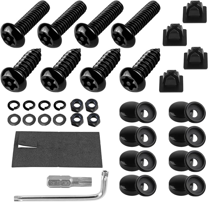 anti Theft License Plate Screws Kits-