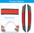 6Pcs Car Reflective Trim Side Marker Stickers
