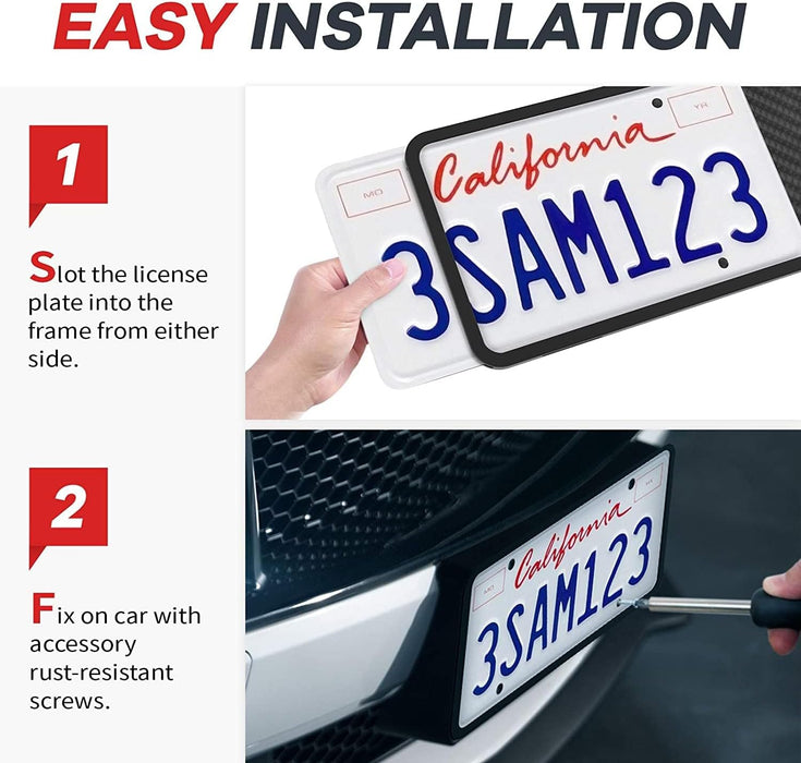 Silicone License Plate Frames