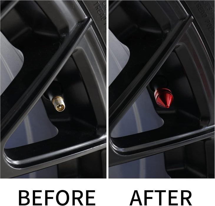 Car Tire Valve Caps, 4 Pieces 