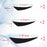Pack-6 Car Spoiler Canards Kit