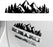 Vinyl Snow Mountain Tree Decal Sticker