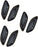 6 PCS Car Hood Side Door Vent Covers