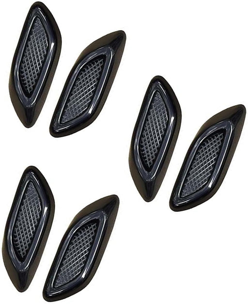6 PCS Car Hood Side Door Vent Covers