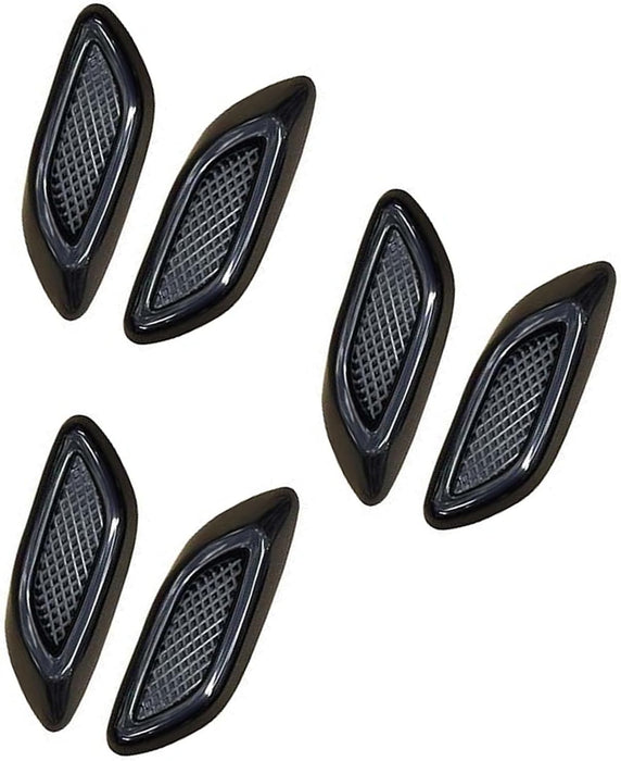 6 PCS Car Hood Side Door Vent Covers