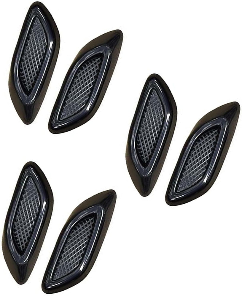 6 PCS Car Hood Side Door Vent Covers