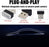 2 PCS USB LED Car Interior Atmosphere Lamp