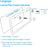 Solid Silver License Plate Frames 2 Pack
