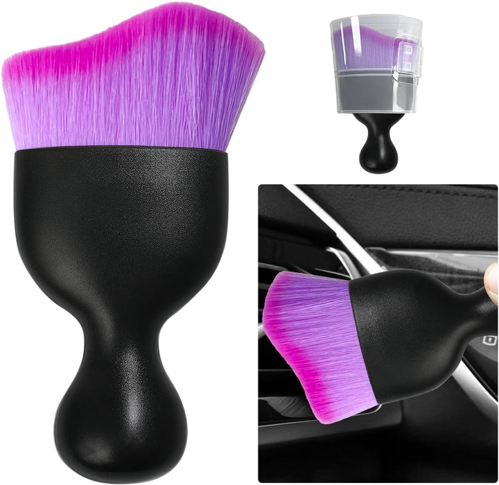Car Detailing Brush, Curved Soft Bristles