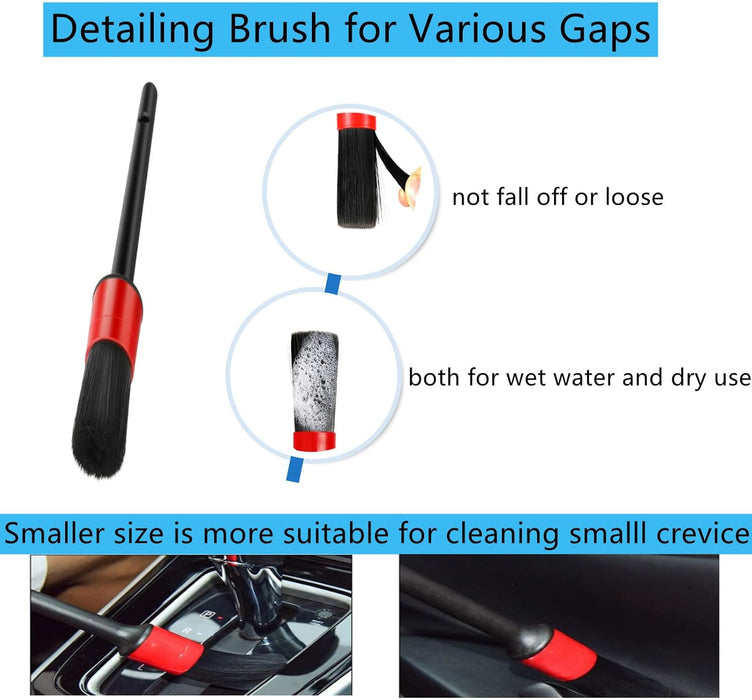 Car Interior Duster Detail Brush Cleaning Gel Kit