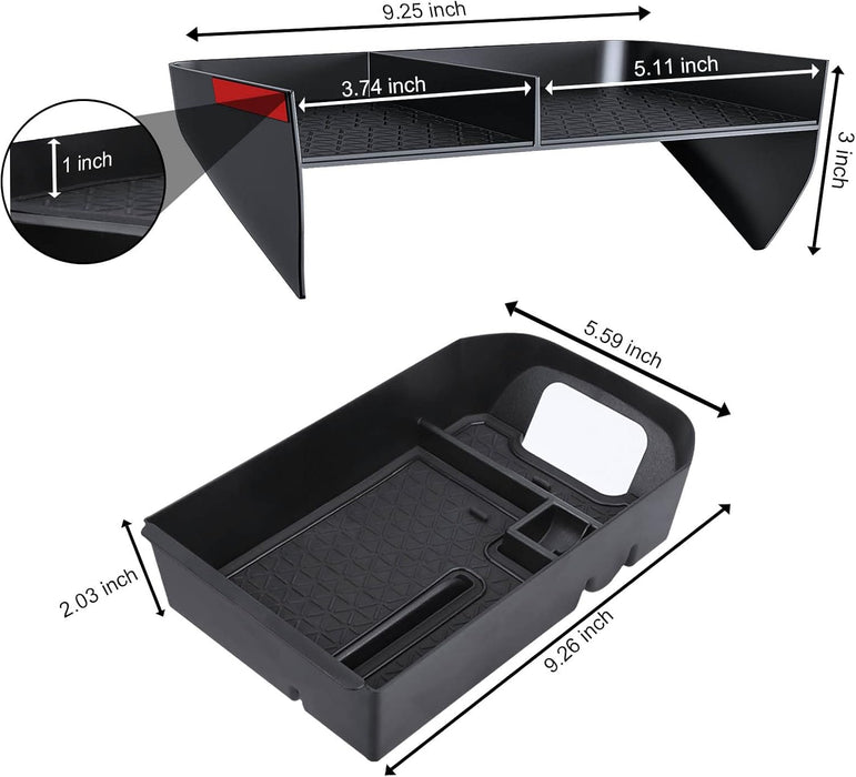 Upgraded Center Console Organizer Compatible