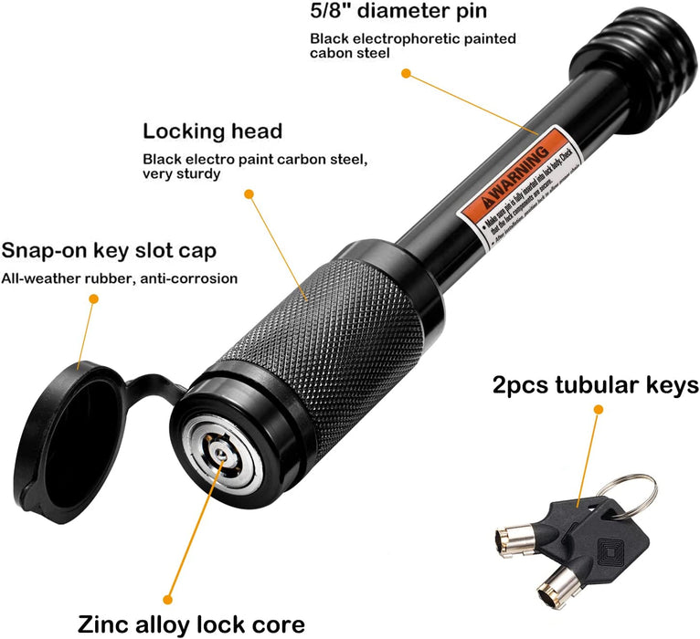 Hitch Receiver Pin Lock