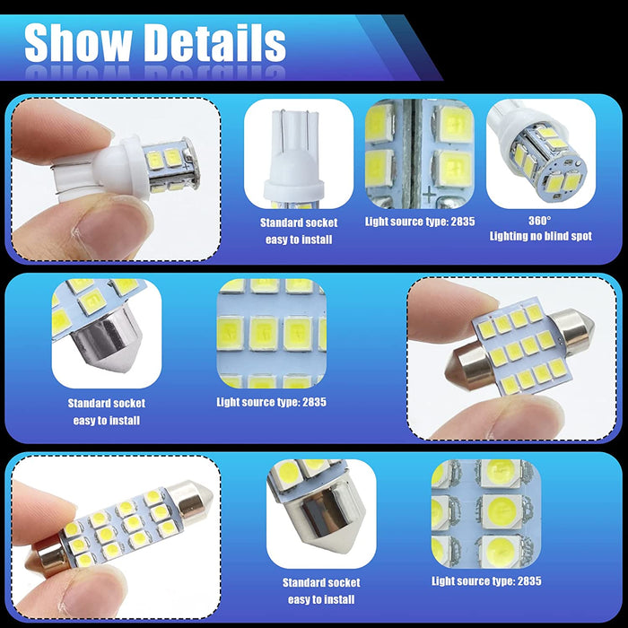 Car Led Bulb, Led Combination Set 