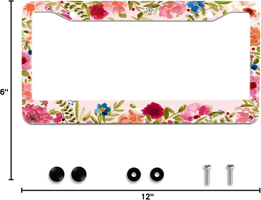 Personalise Artistic Flower Pink License