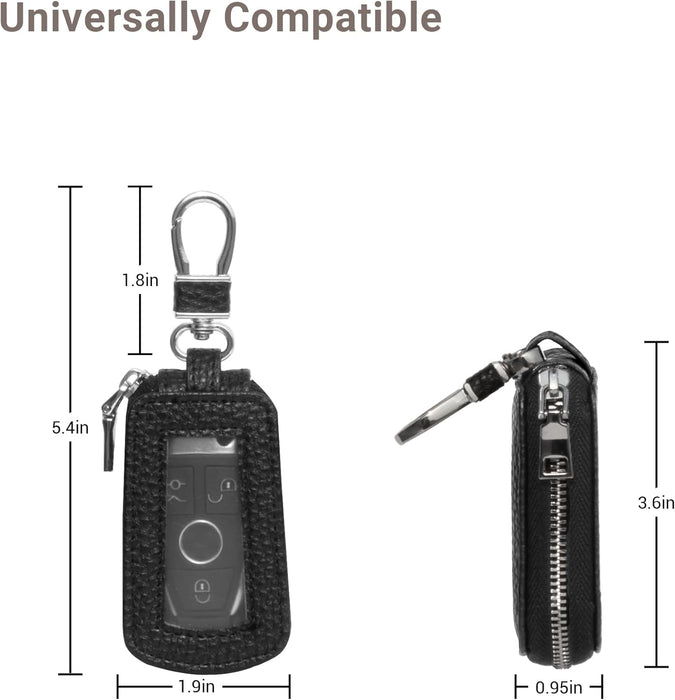 Premium Leather Key Fob Case 