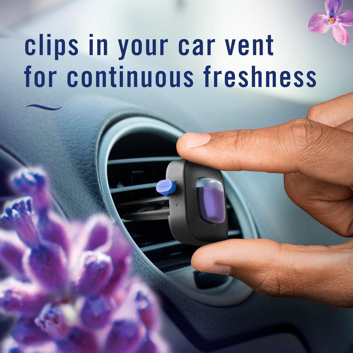 Car Vent Clip, Downy Calm Scent, 2 Count, 0.13 Oz Total