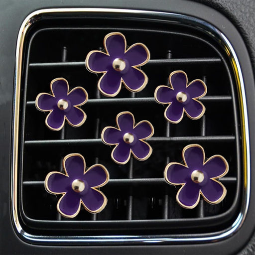 Air Vent Clips - 6 Pcs Daisy Flower