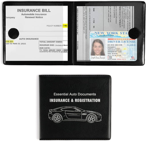 Car Registration and Insurance Card Holder