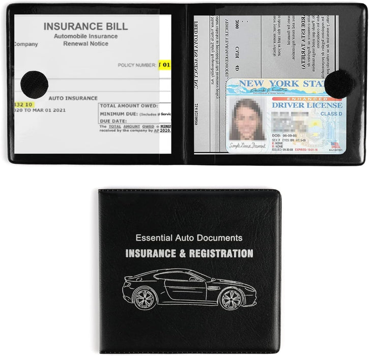 Car Registration and Insurance Card Holder