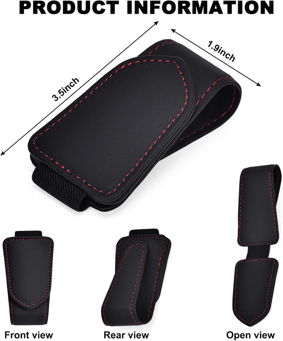 Black Sunglasses Holder for Car Visor