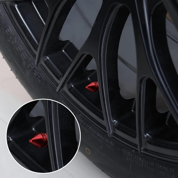 Car Tire Valve Caps, 4 Pieces 