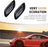 6 PCS Car Hood Side Door Vent Covers