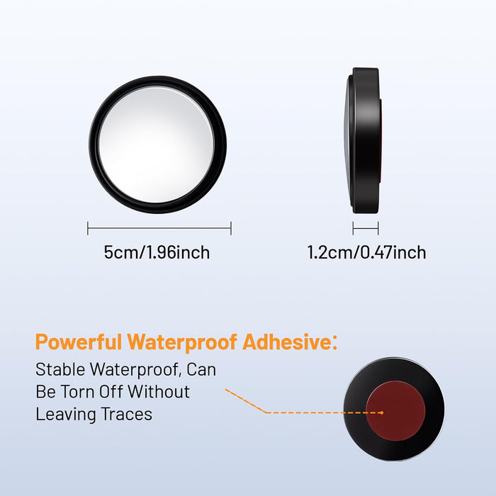Blind Spot Mirror,2" round HD Glass 
