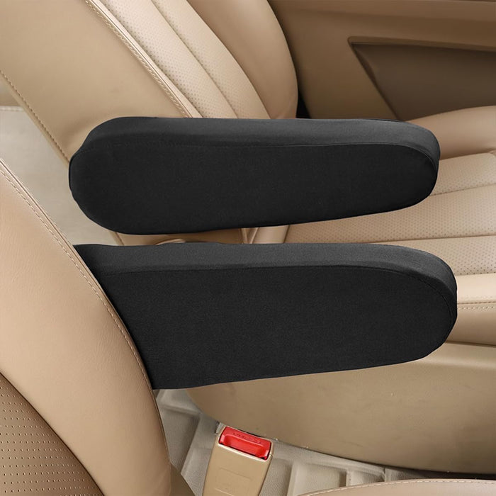 2 Pcs Car Front Seat Armrest Covers
