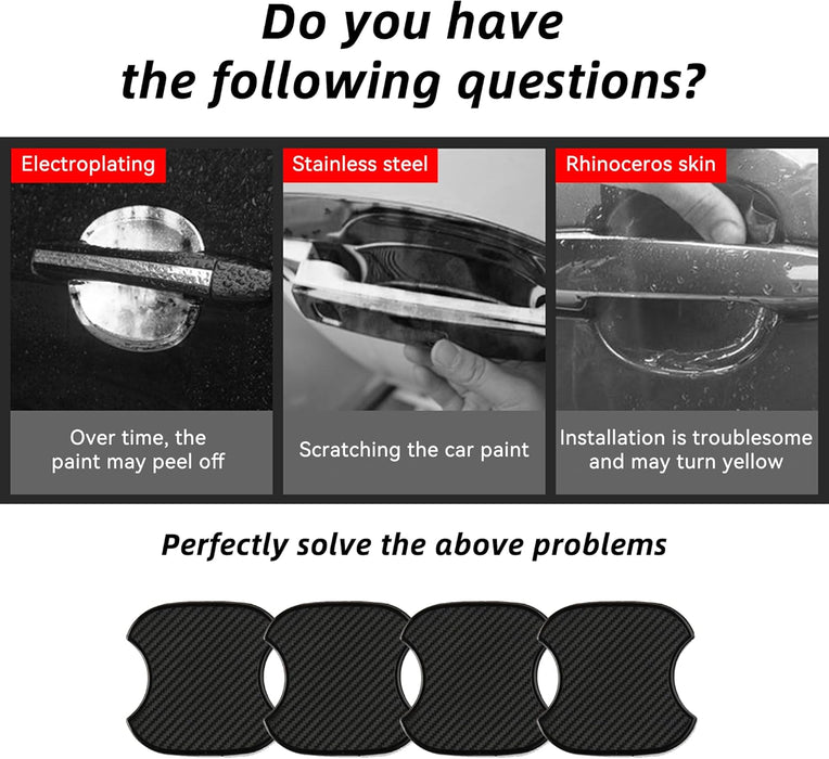 4PCS Car Door Handle Cup Scratch Protectors