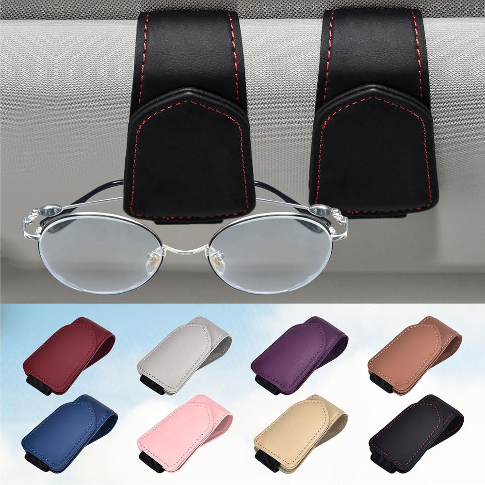 Black Sunglasses Holder for Car Visor