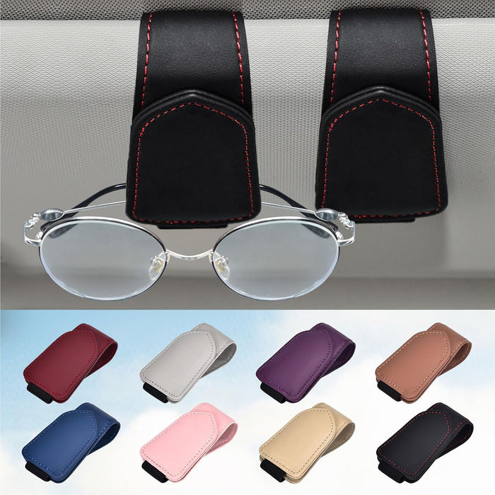 Black Sunglasses Holder for Car Visor