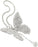 2 Packs Bling Bling Car Rear View Mirror 
