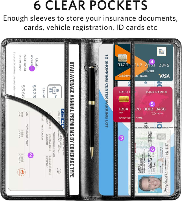 Car Registration and Insurance Holder