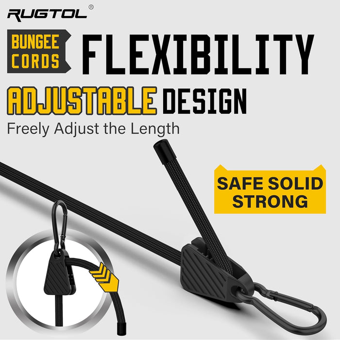 Upgraded Adjustable Bungee Cords 