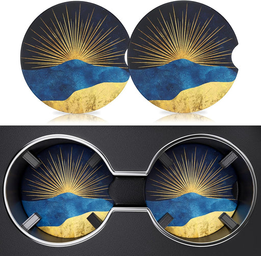 2 Pack Car Cup Holder Coaster, 2.63 Inch