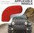 2PCS Bumper Tow Hook Covers