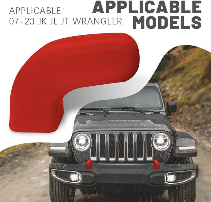 2PCS Bumper Tow Hook Covers