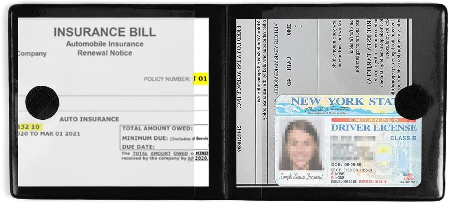 Car Registration and Insurance Card Holder