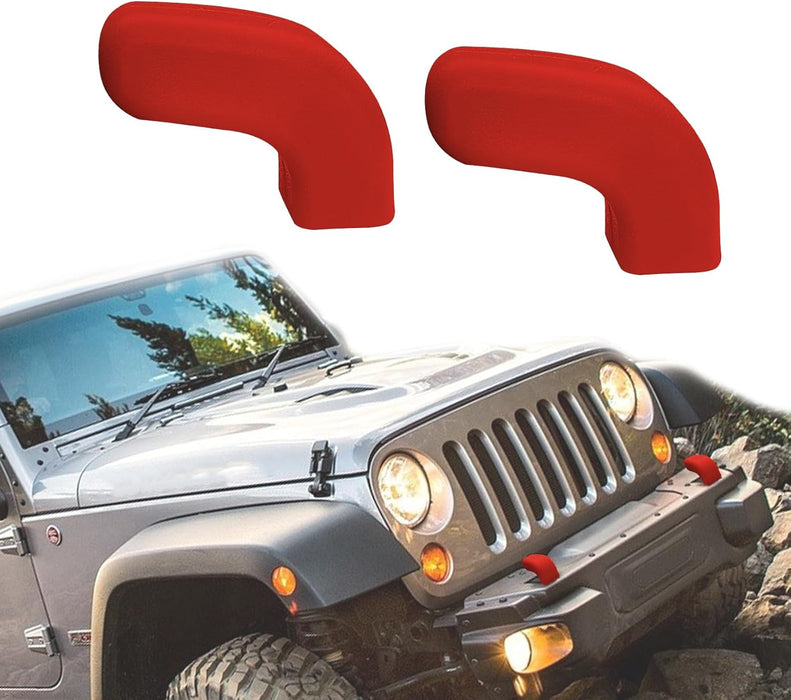 2PCS Bumper Tow Hook Covers