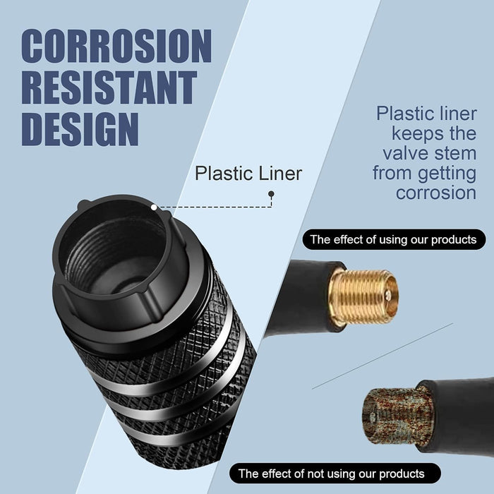Tire Valve Stem Cap Cover - (5 Pack)