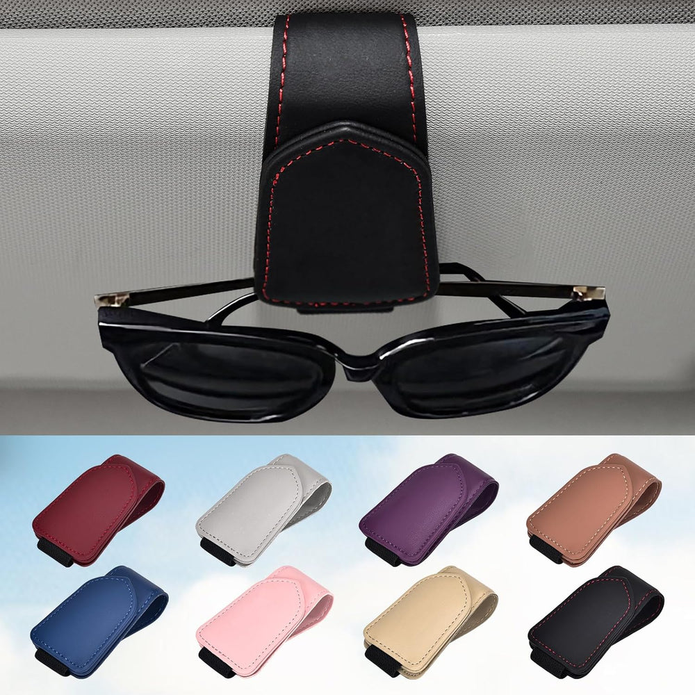 Black Sunglasses Holder for Car Visor