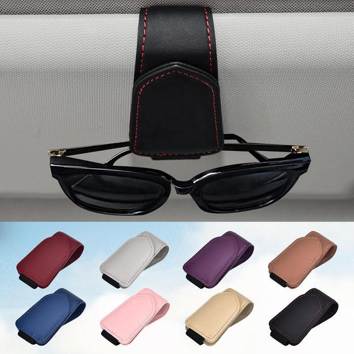 Black Sunglasses Holder for Car Visor