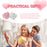 4PCS Heart-Shaped Car Vent Clips 