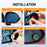 Blind Spot Mirror,2" round HD Glass 