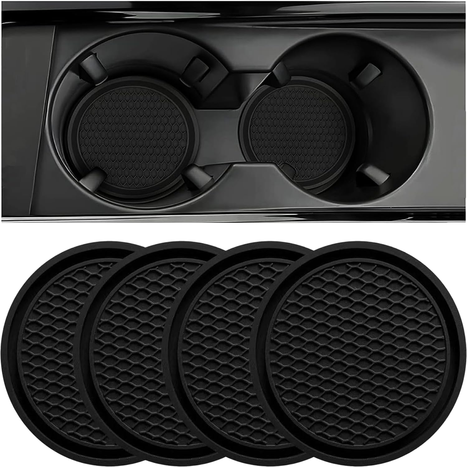 Car Cup Coaster, 4PCS Universal Auto